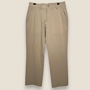 Vineyard Vines Fairway Pants Beige Straight Stretch Performance Golf Men 28x32